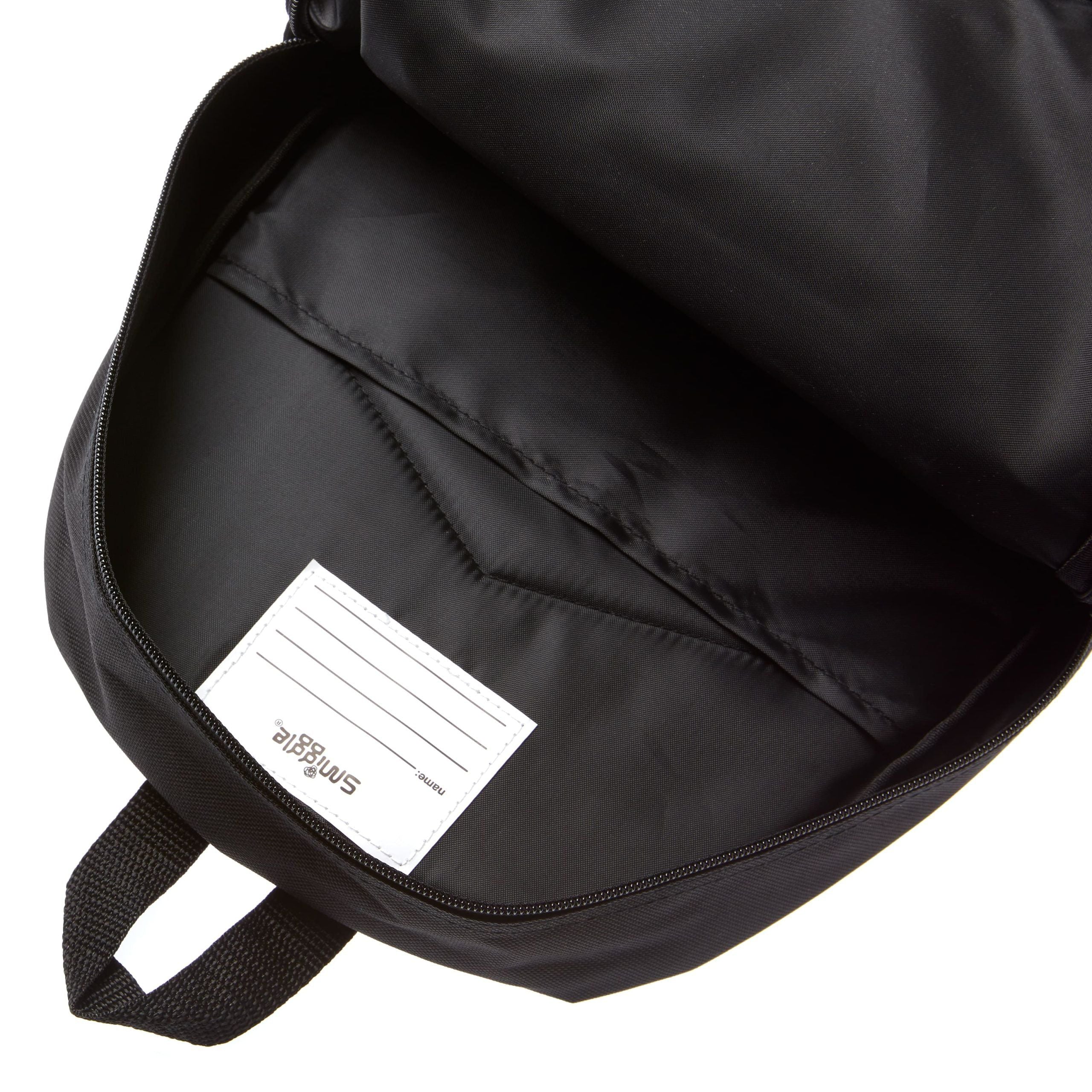 Smiggle - Lil' Mates Id Junior Black Backpack