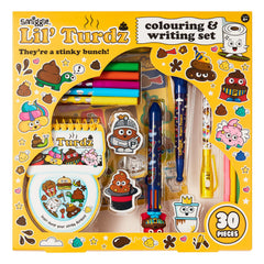 Smiggle - Lil Turdz Coloring and Writing Set