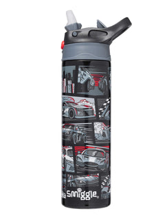 Smiggle - Limitless Stainless Steel 520ML Automatic Straw Bottle