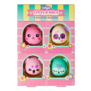 Smiggle - Little Pals 4 Piece Eraser Pack