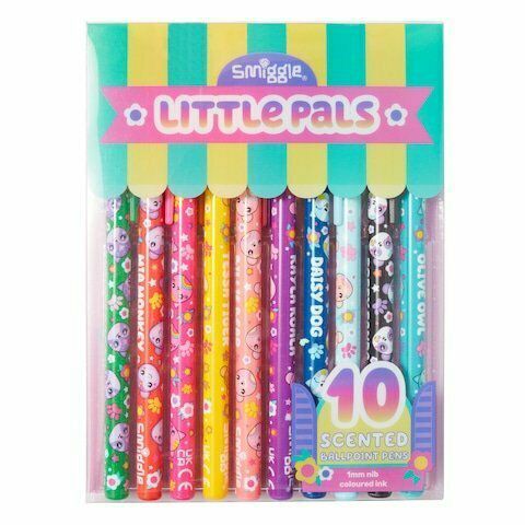Smiggle - Little Pals Scented Coloured Pencil Pack X10
