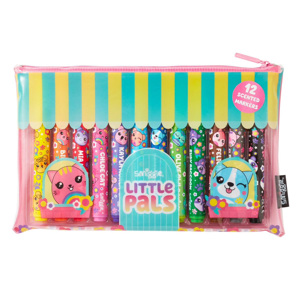 Smiggle - Little Pals Marker Pen Pack X12
