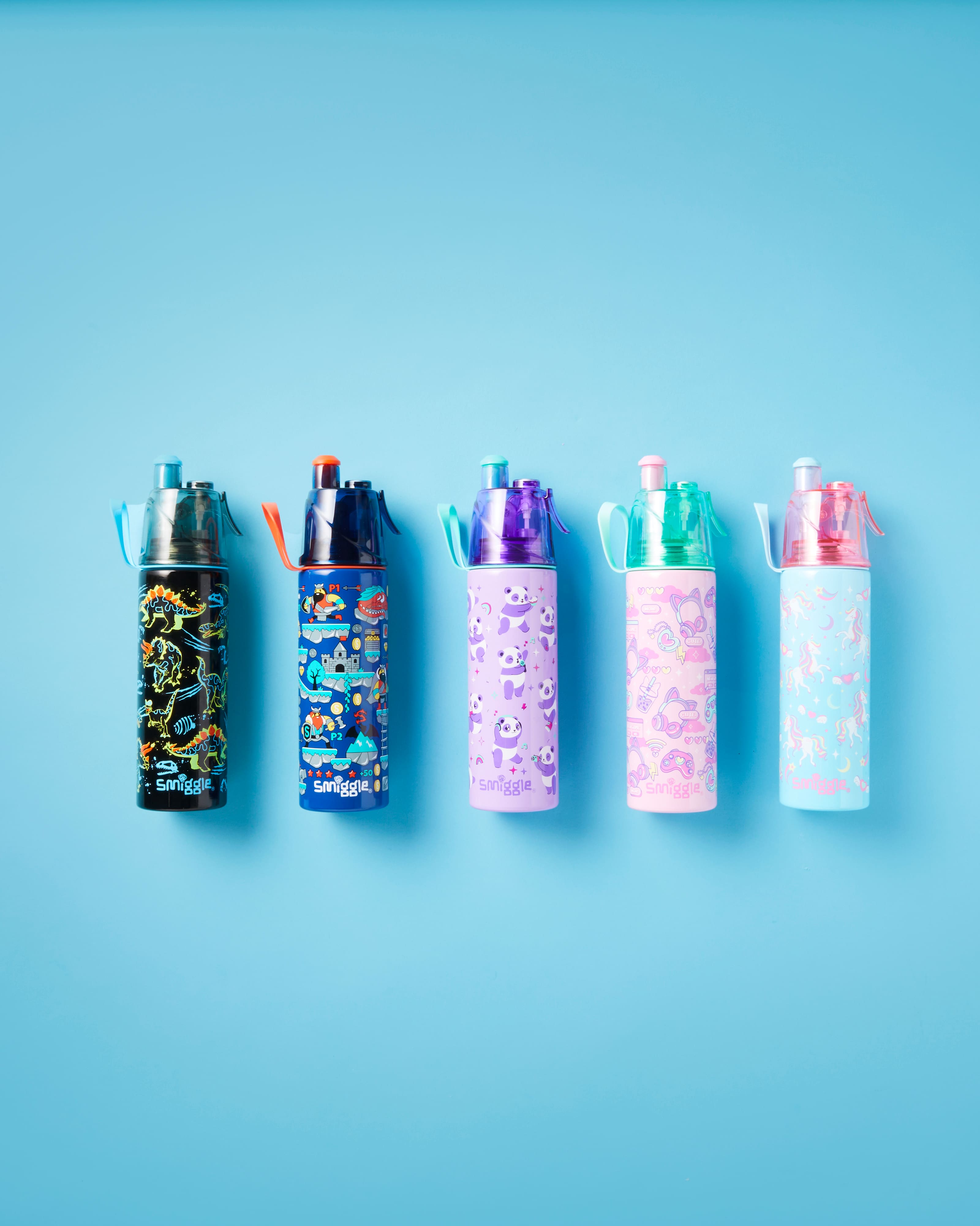 Smiggle - Livin Water Spray 500ML Steel Bottle