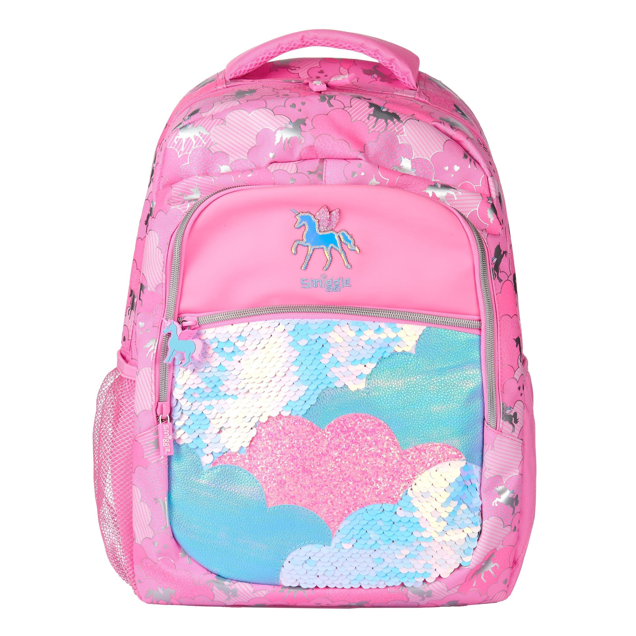 Smiggle - Lunar Pink Unicorn Classic Backpack
