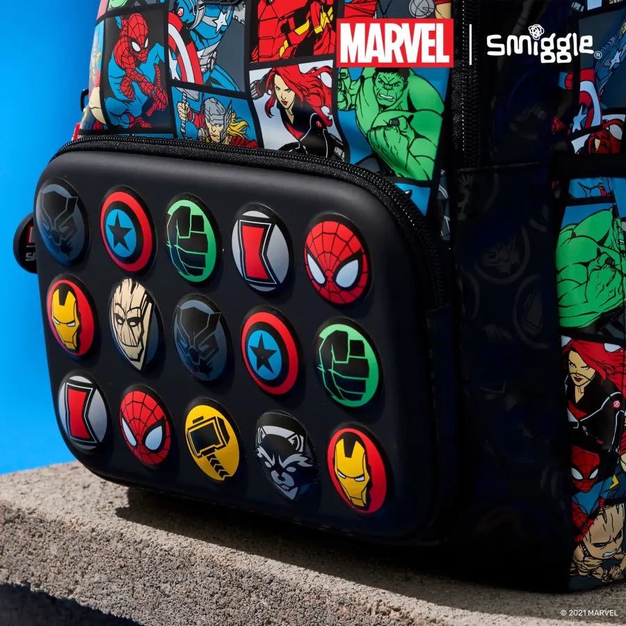 Smiggle - Marvel 3-Piece School Bag Set