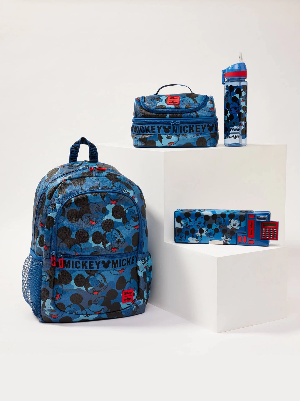 Smiggle - Mickey Mouse 4-Piece School Bag Set