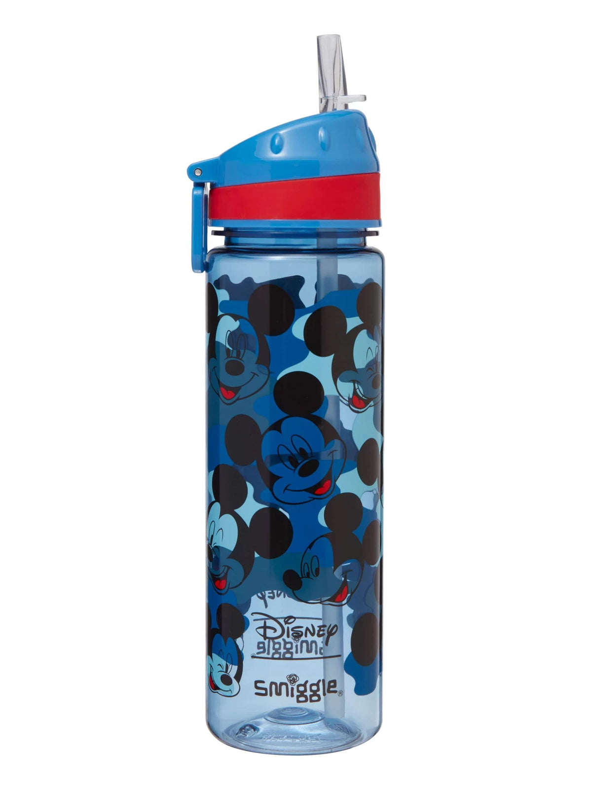 Smiggle - Mickey Mouse 650ML Straw BPA Free Drink Bottle