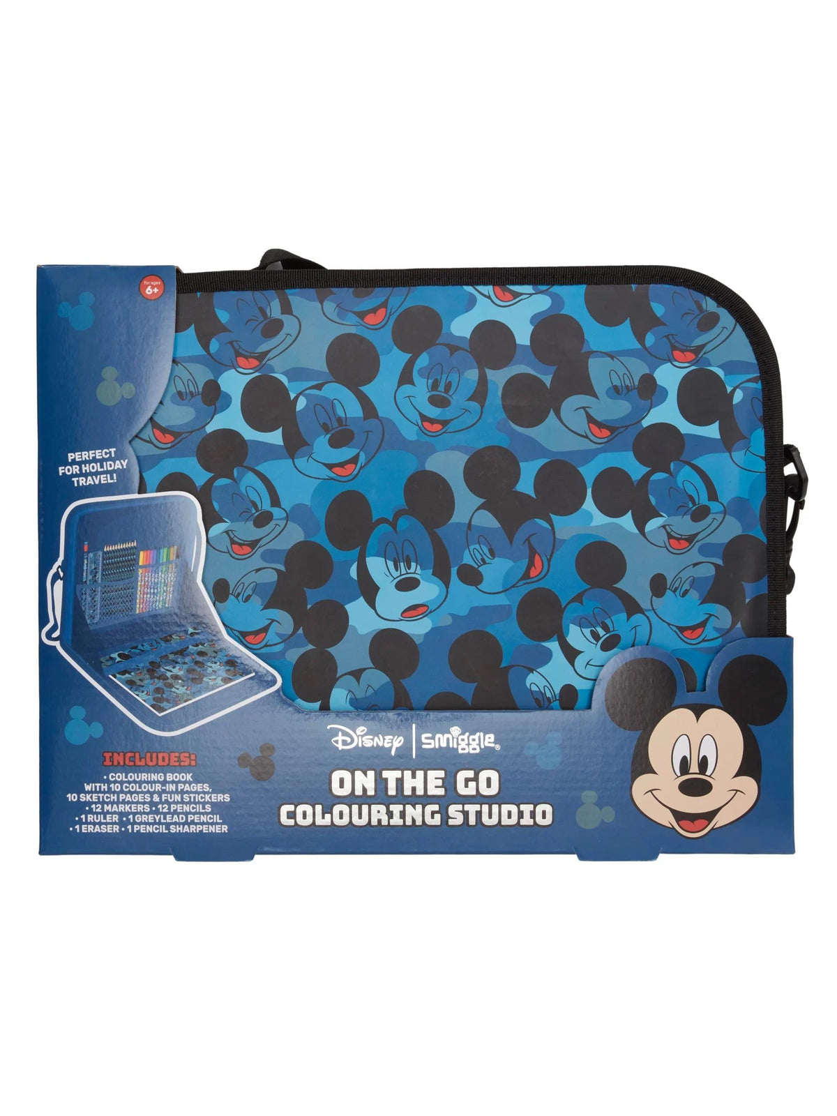 Smiggle - Mickey Mouse Coloring Book with Bag