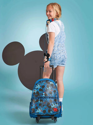 Smiggle - Mickey Mouse Lighted Wheeled Backpack