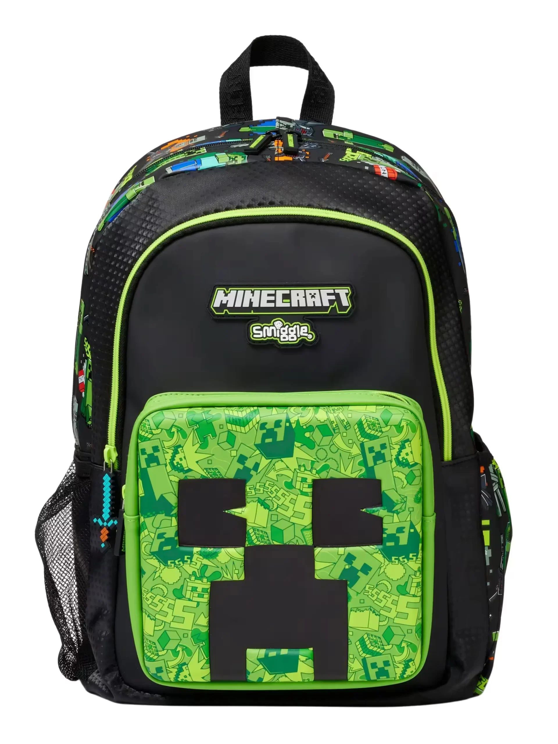 Smiggle - Minecraft 3-Piece School Bag Set