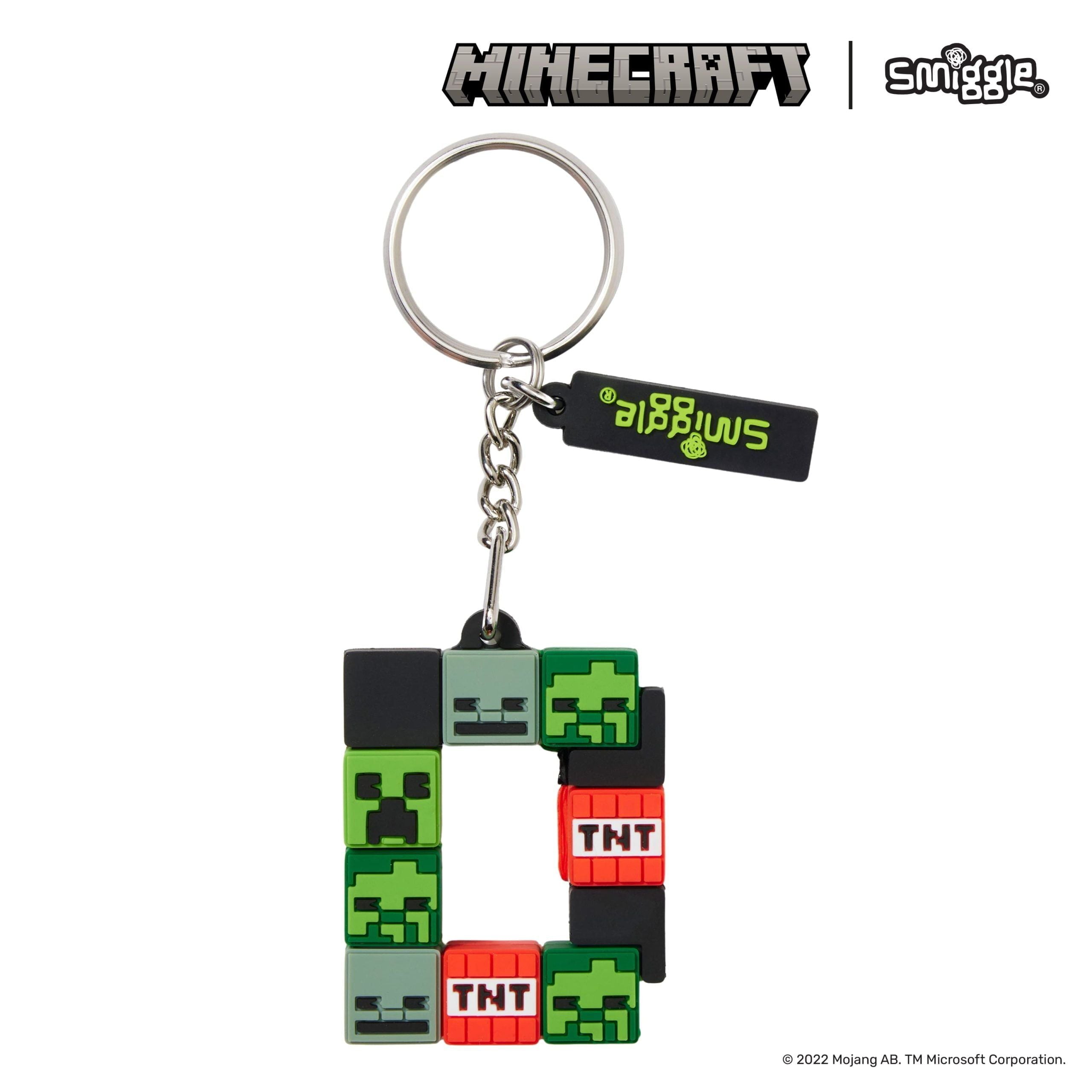 Smiggle - Minecraft Letter D Keychain
