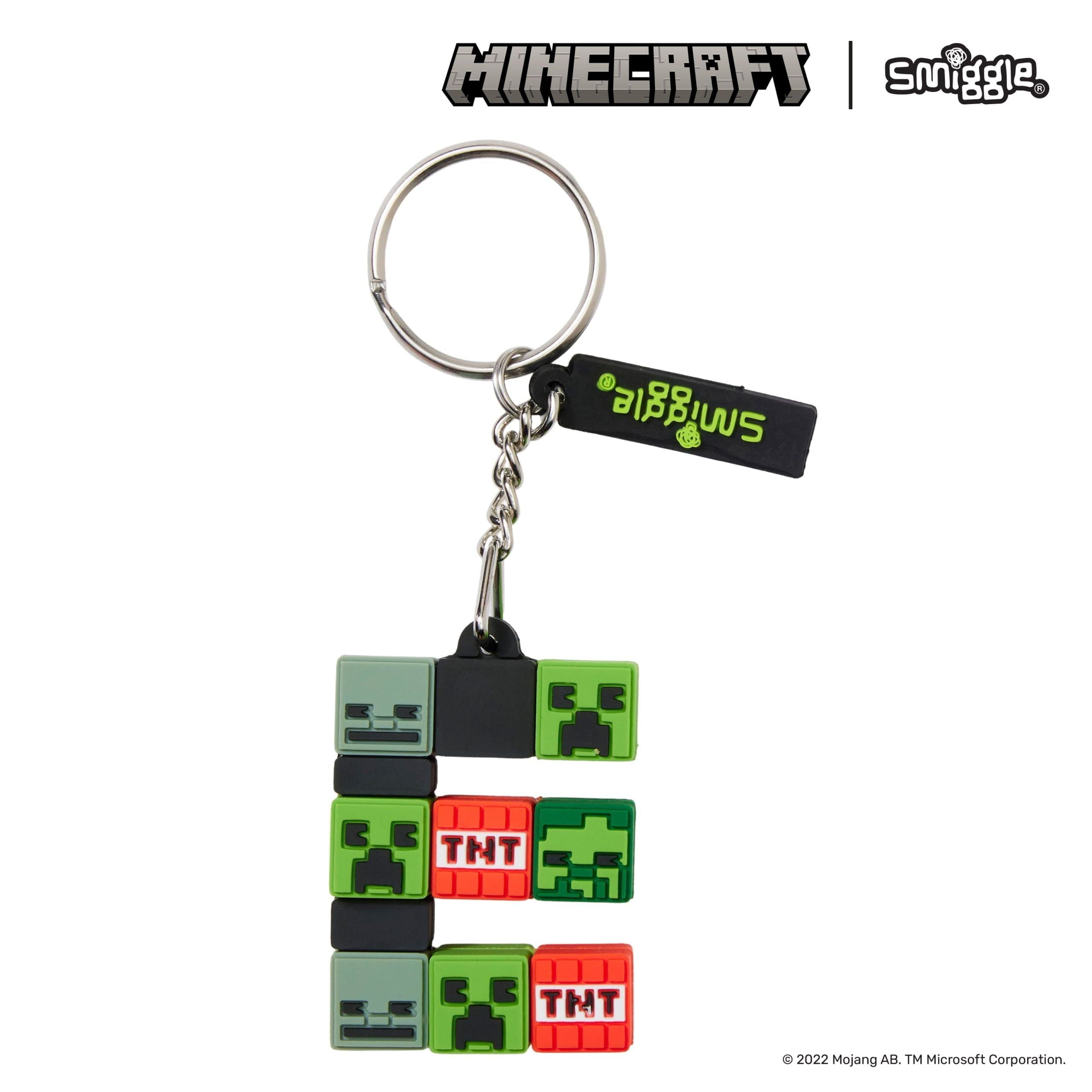 Smiggle - Minecraft Letter E Keychain