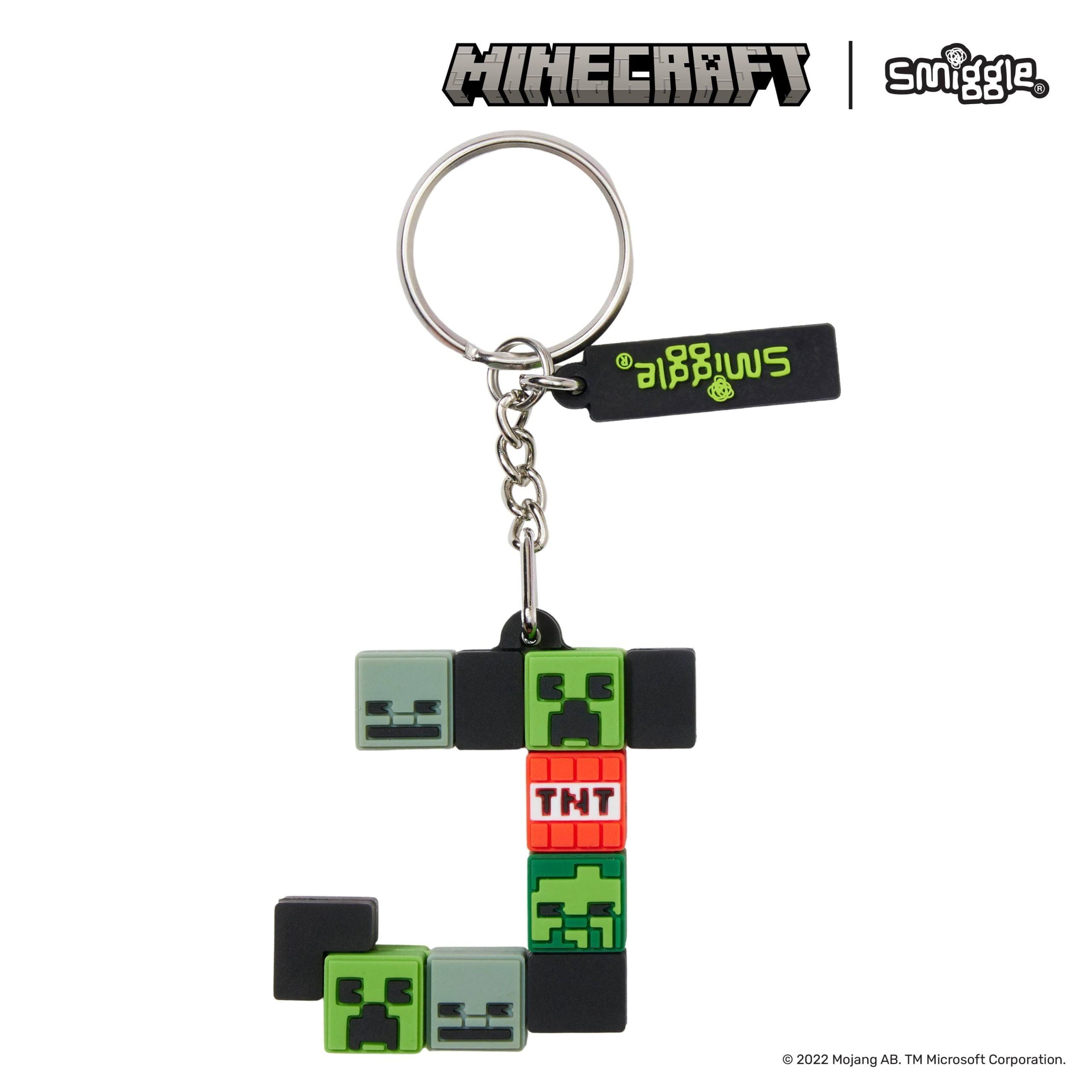 Smiggle - Minecraft Letter J Keychain
