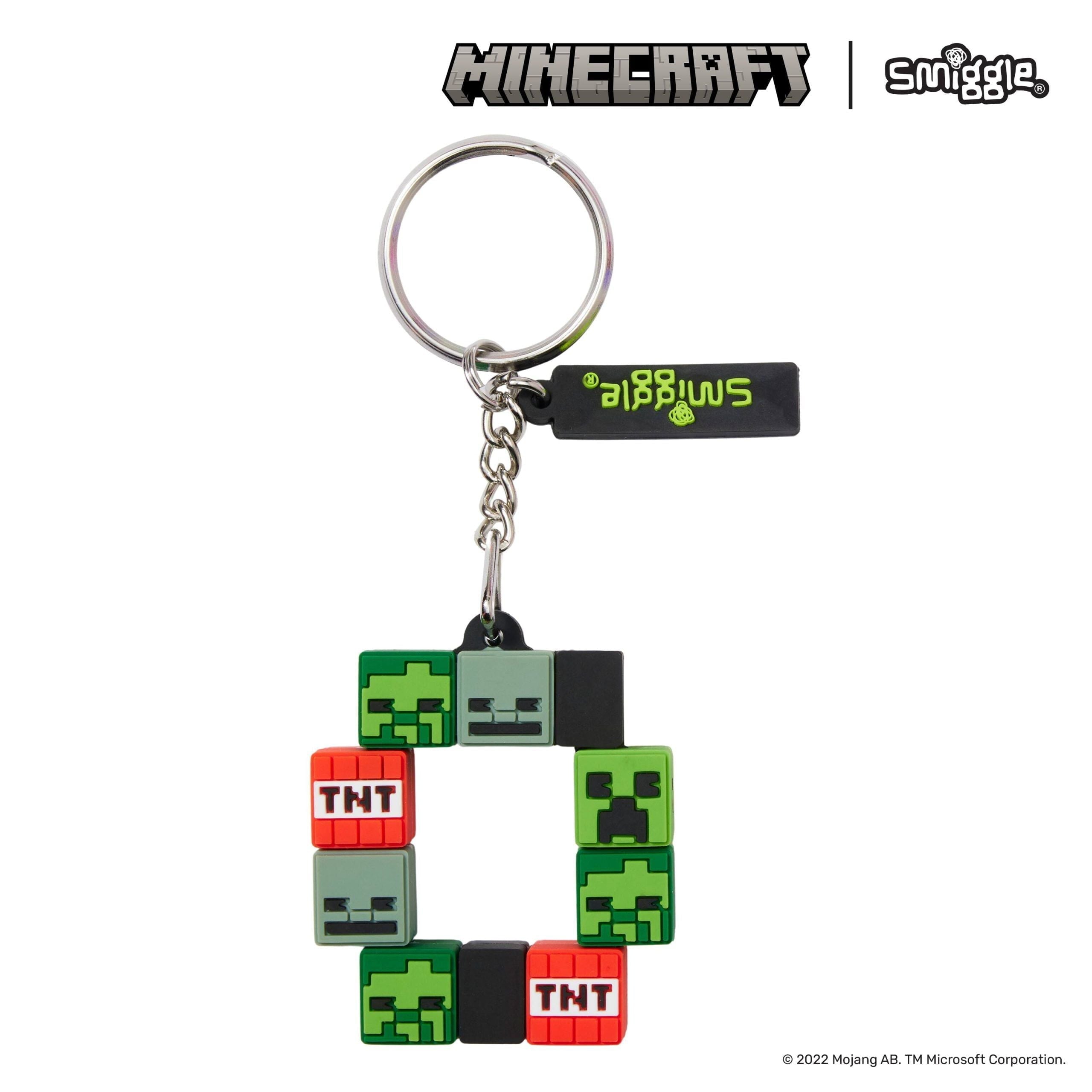 Smiggle - Minecraft Letter O Keychain