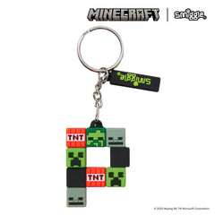 Smiggle - Minecraft Letter P Keychain