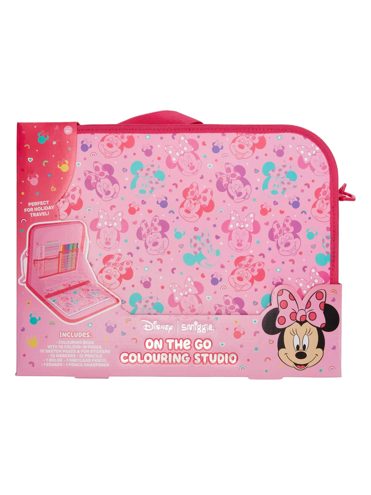 Smiggle - Minnie Mouse Coloring Book with Bag