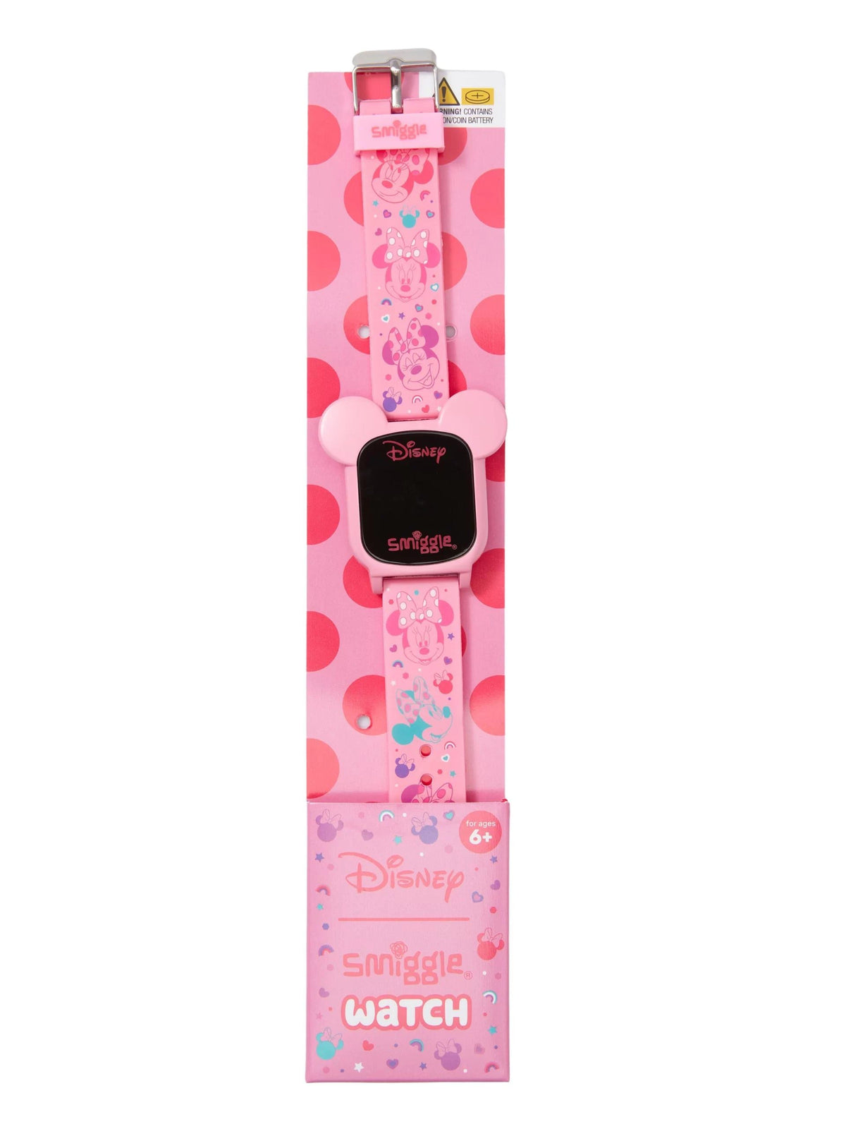 Smiggle - Minnie Mouse Digital Wristwatch
