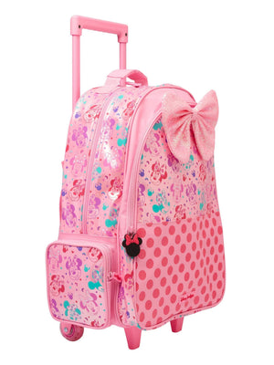 Smiggle - Minnie Mouse Lighted Wheeled Backpack
