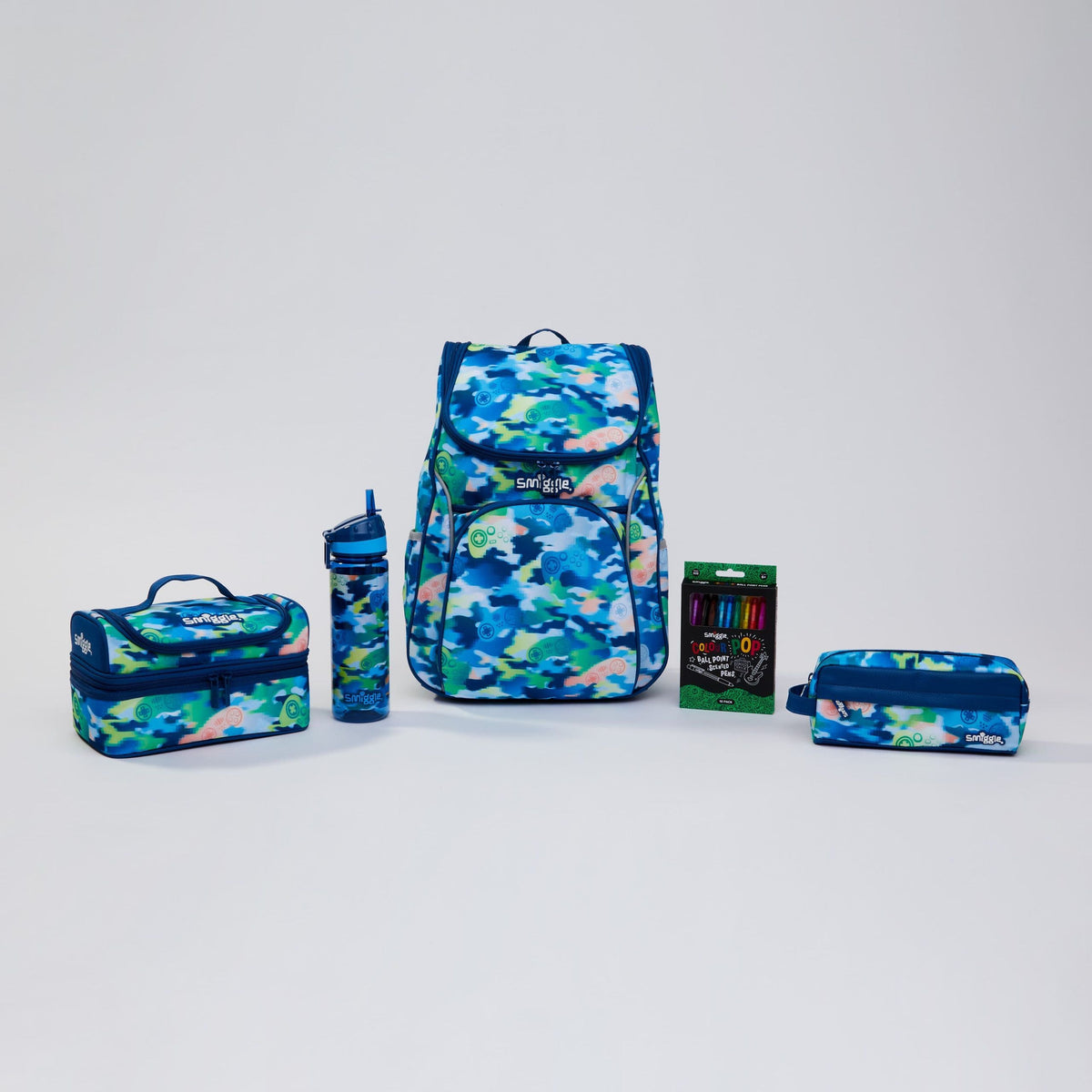 Smiggle - Mirage 5 Piece School Bag Set