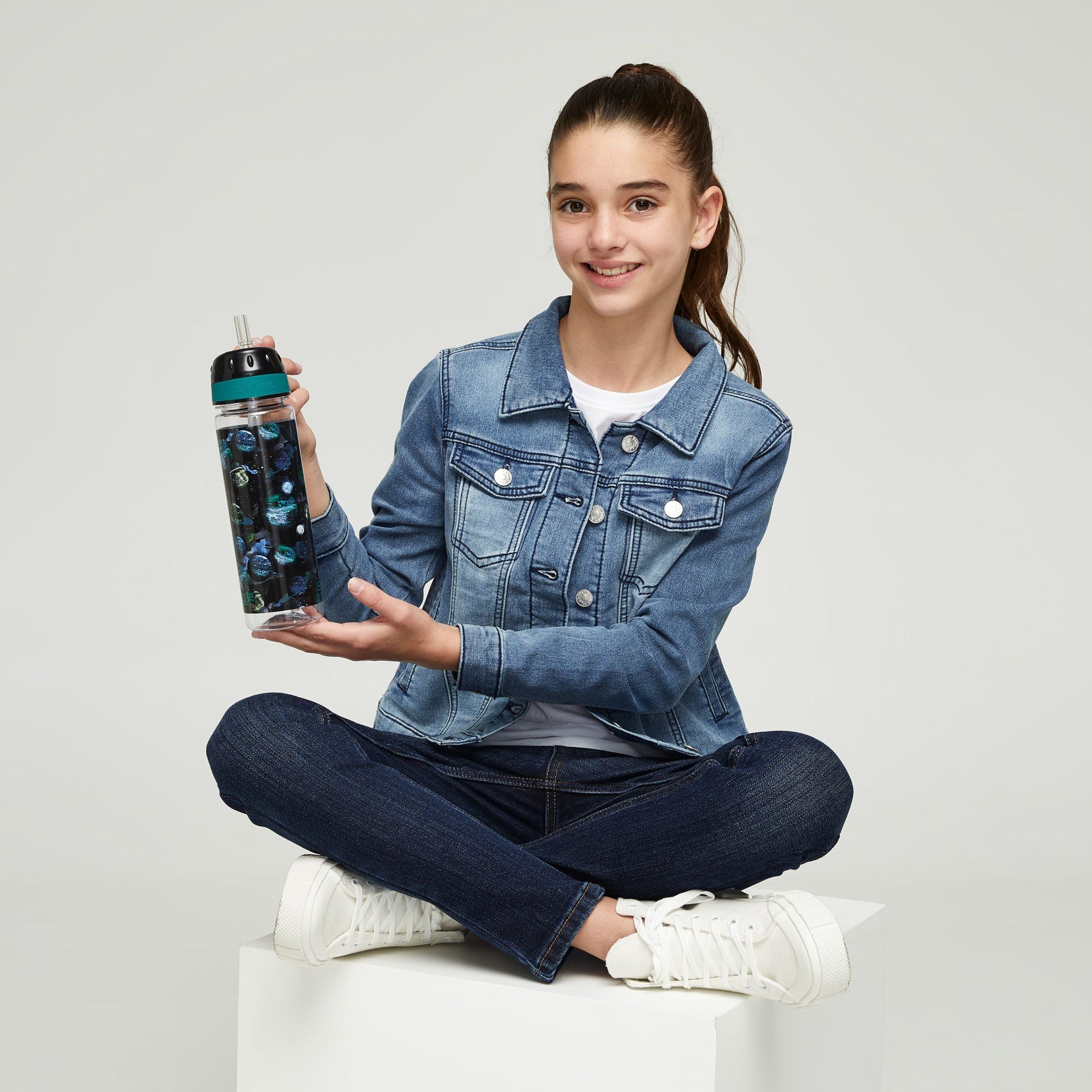 Smiggle - Mirage Straw BPA-Free 650 ML Drink Bottle