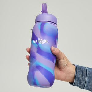Smiggle - Mirage Silicone Foldable 630 ML BPA-Free Water Bottle
