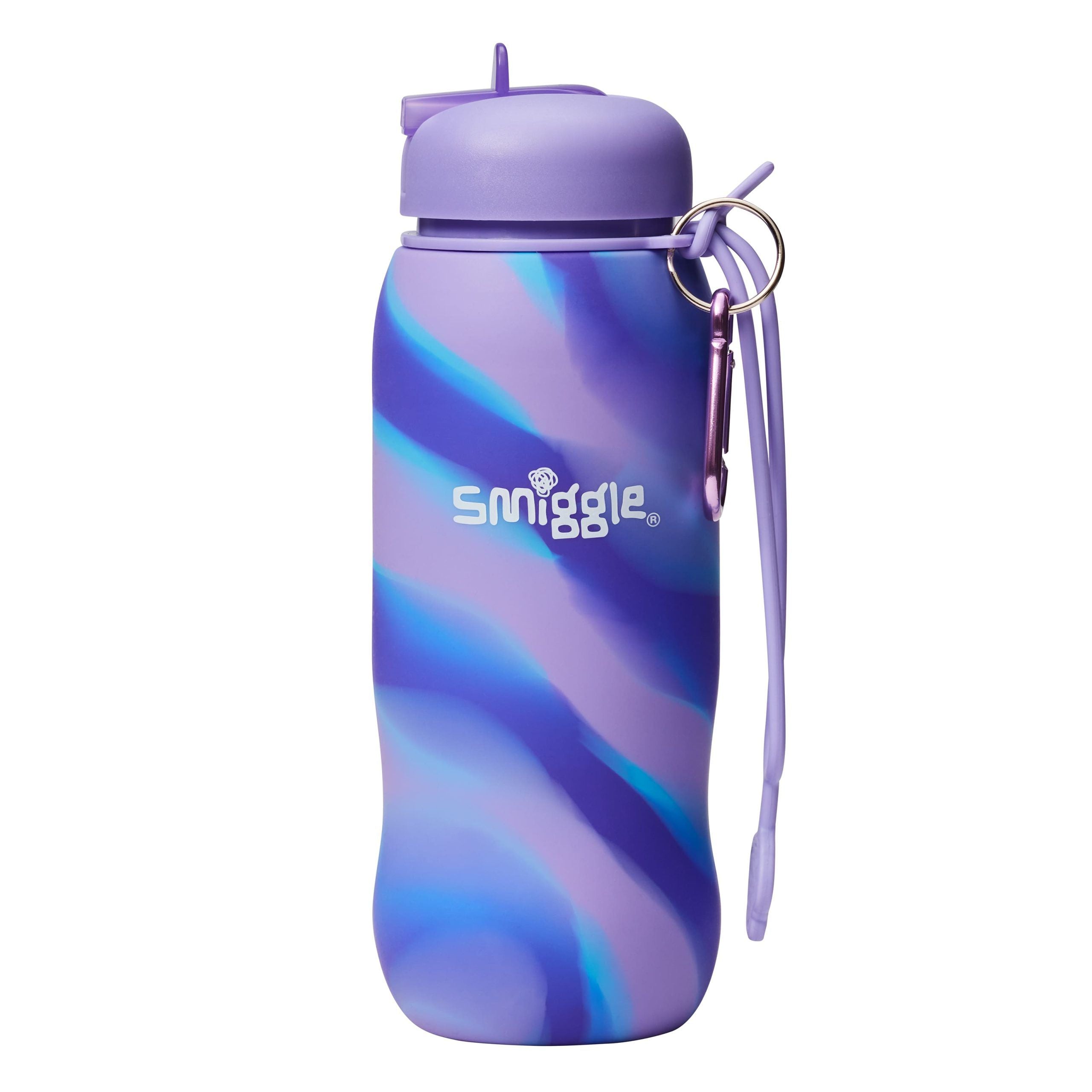 Smiggle - Mirage Silicone Foldable 630 ML BPA-Free Water Bottle
