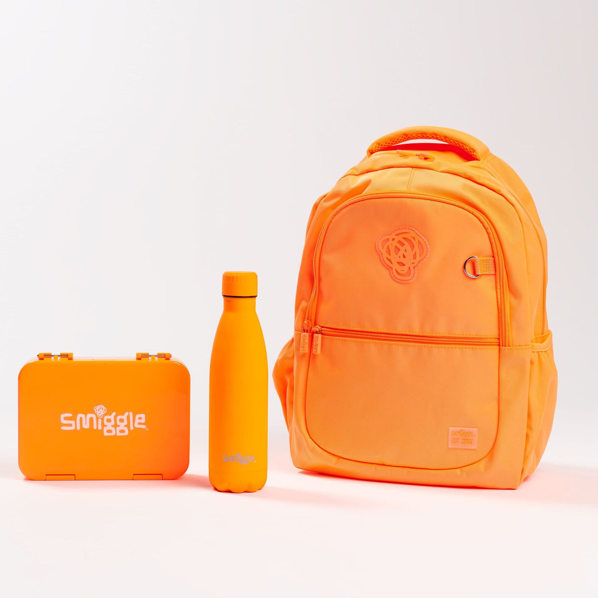 Smiggle - Neon Classic Bento School Bag Set