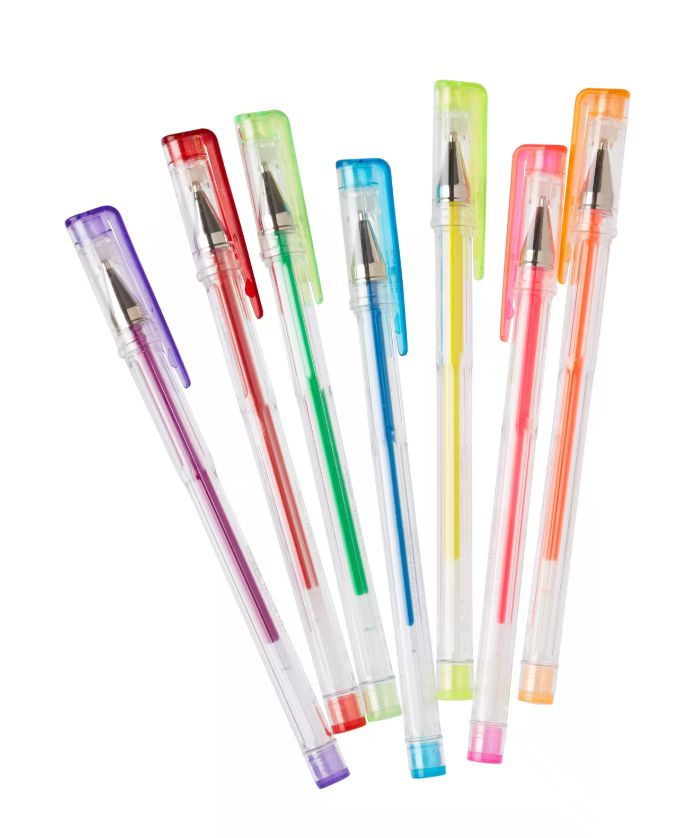 Smiggle - Neon Scented Gel Pens X7