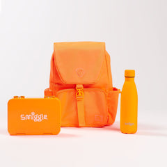 Smiggle - Neon Medium Bento School Bag Set