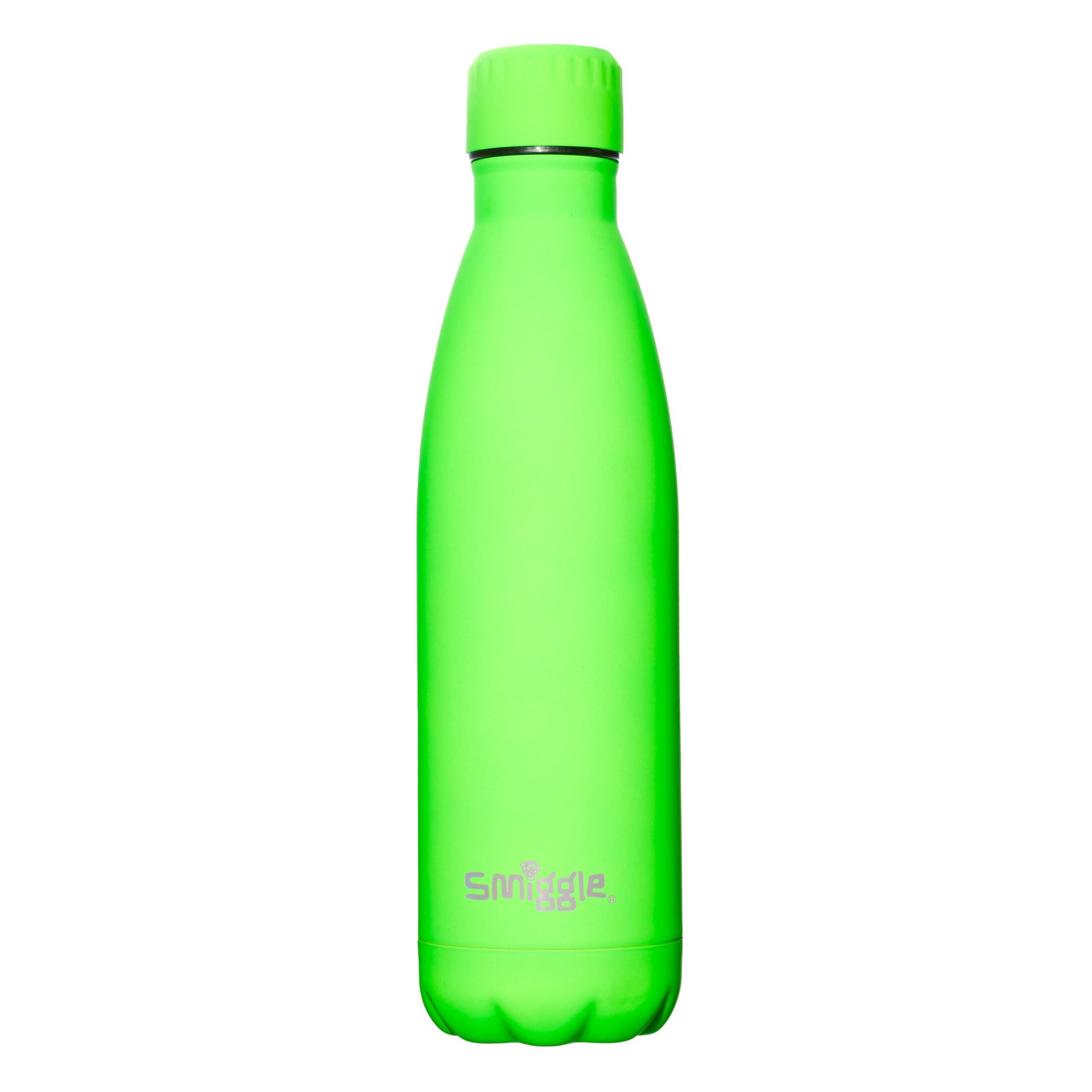 Smiggle - Neon Stainless Steel 500ML Water Bottle