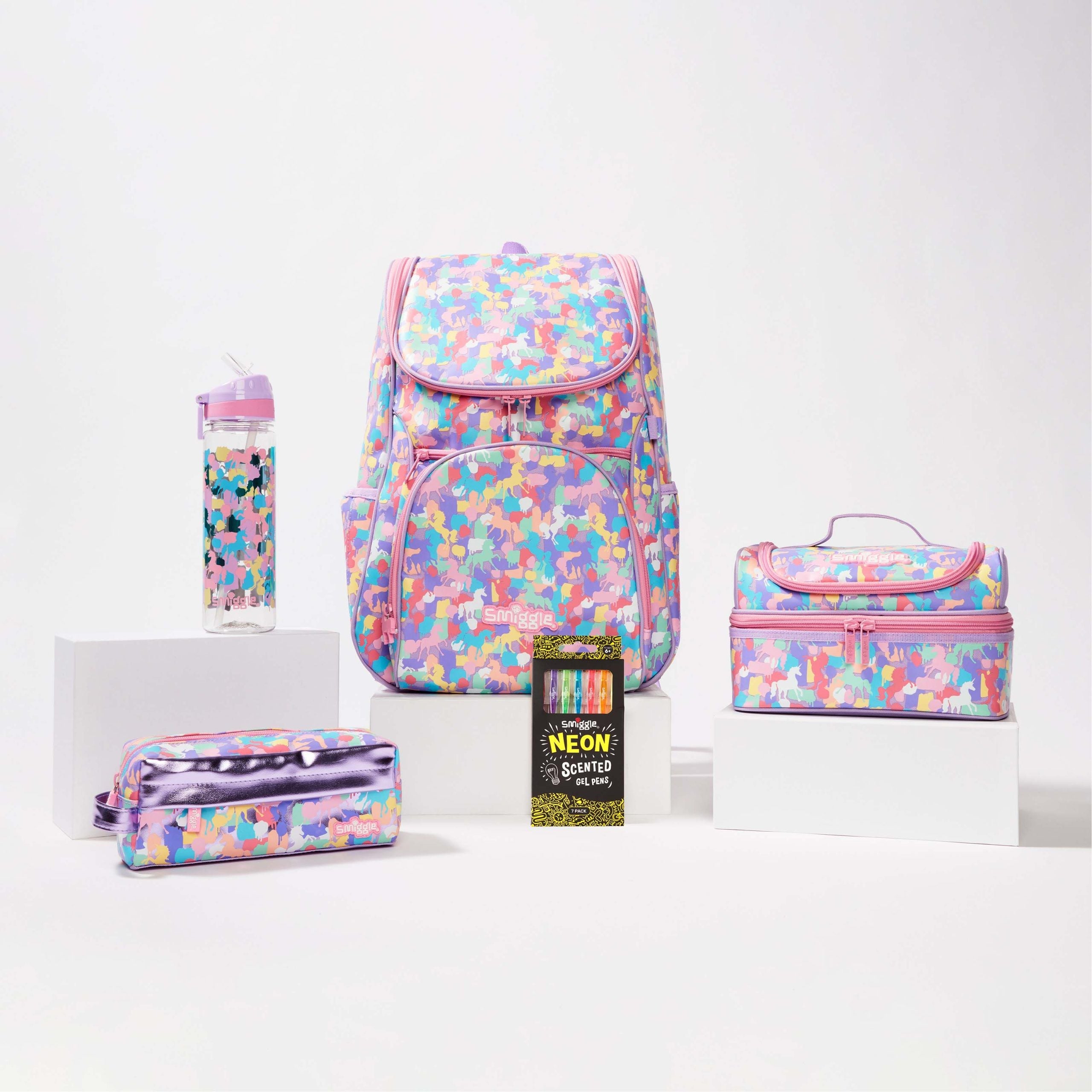 Smiggle - School Bag Set - Illusion School Pack