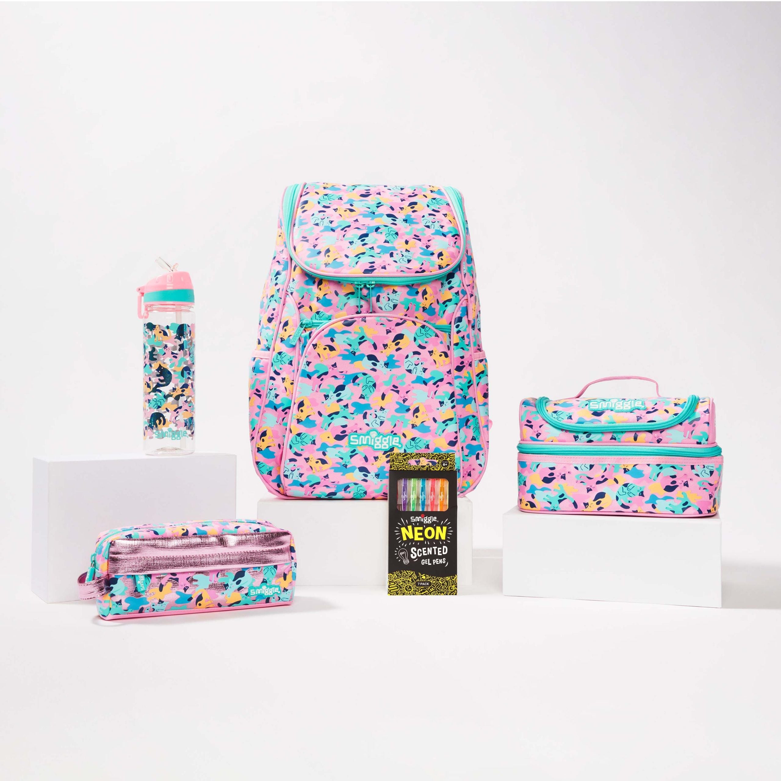 Smiggle - School Bag Set - Illusion School Pack