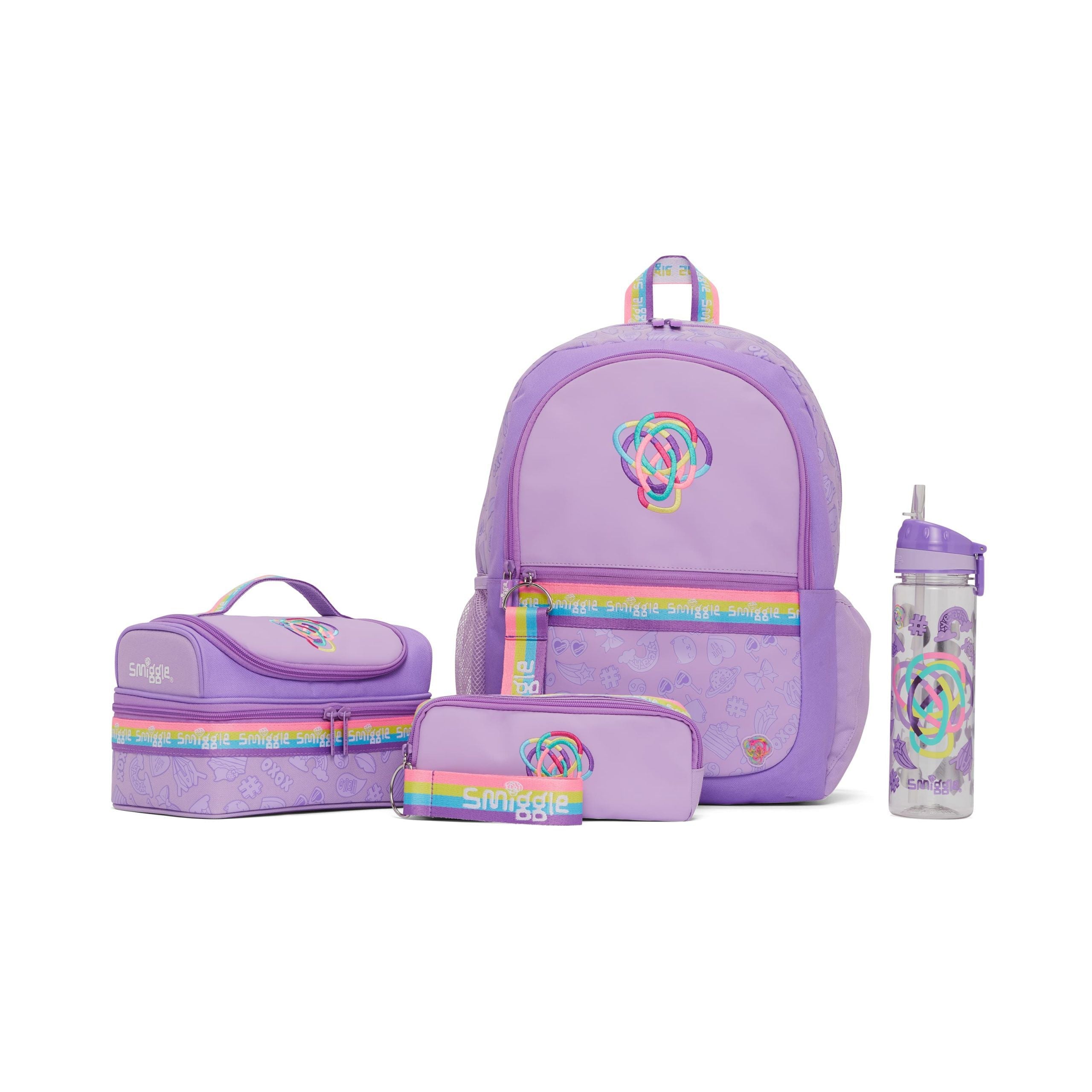 Smiggle - School Bag Set - Lilak School Pack