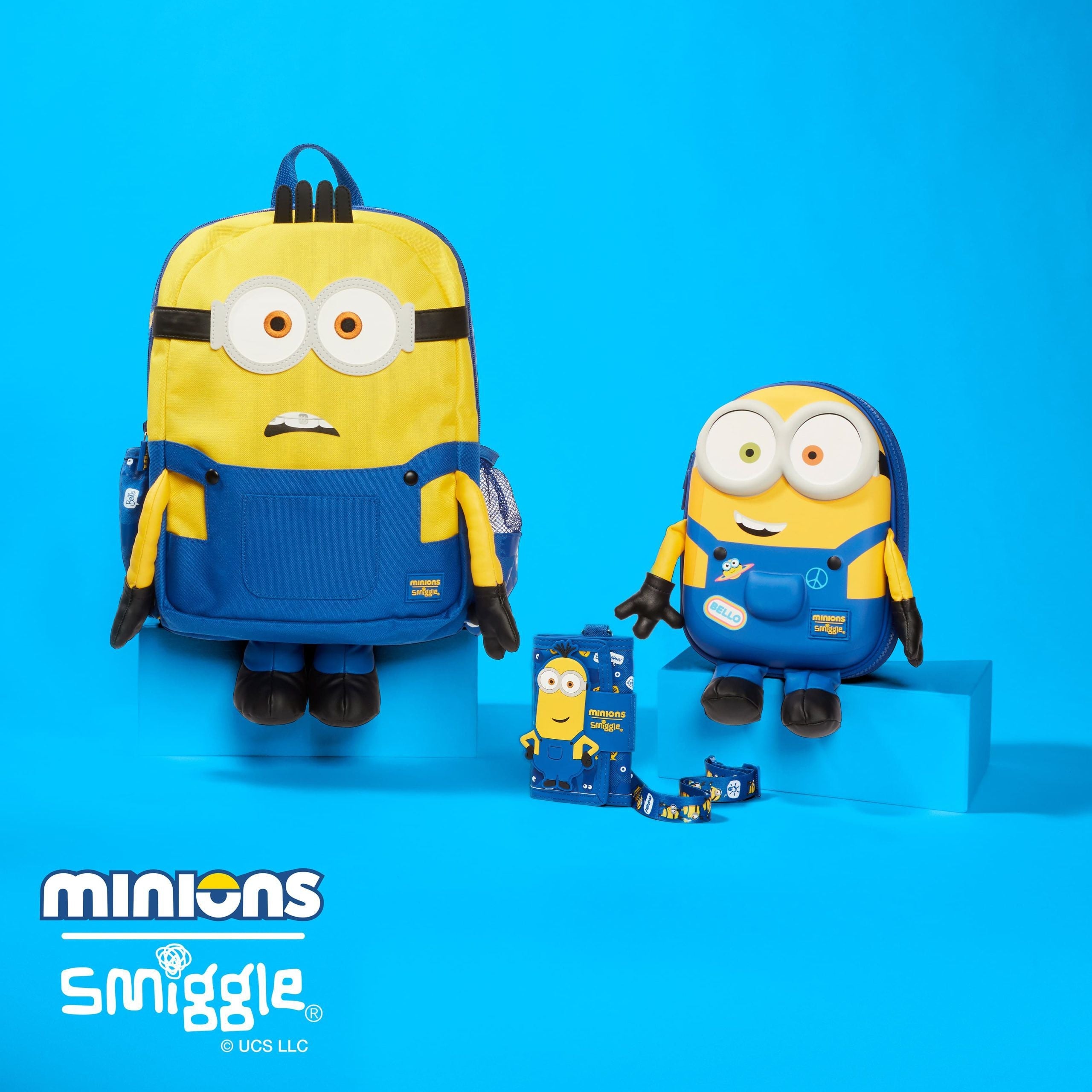 Smiggle - School Bag Set - Minions Junior Otto Mini School Pack