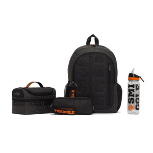 Smiggle - School Bag Set - Black School Pack