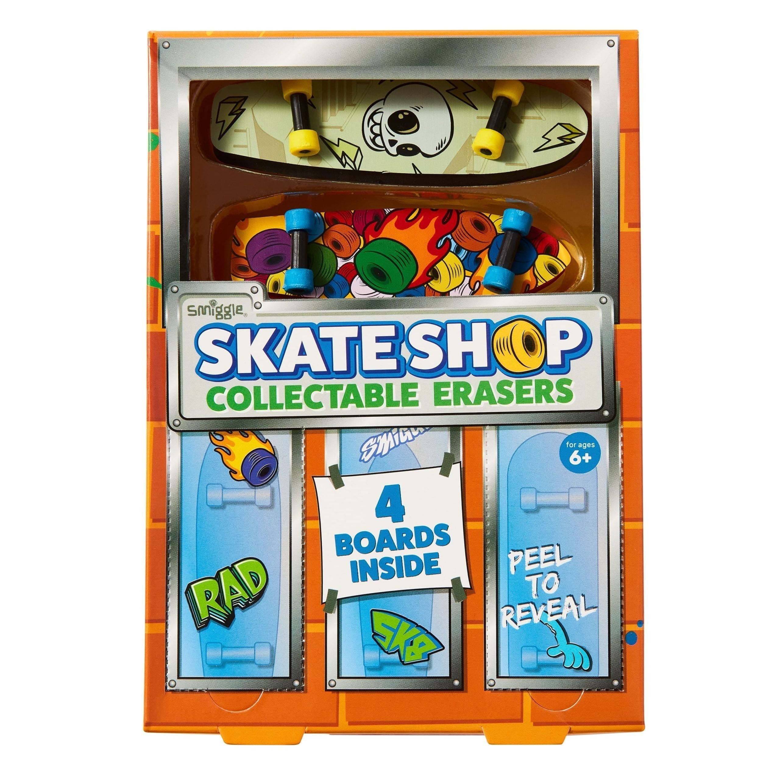 Smiggle - Fingerboard Surprise Eraser Pack