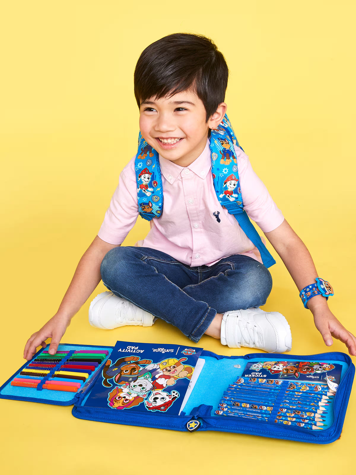 Smiggle - Paw Patrol Stationery Set and Pencil Case