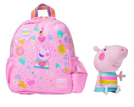 Smiggle - Peppa Pig Removable Toy Nursery School Backpack