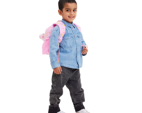 Smiggle - Peppa Pig Removable Toy Nursery School Backpack