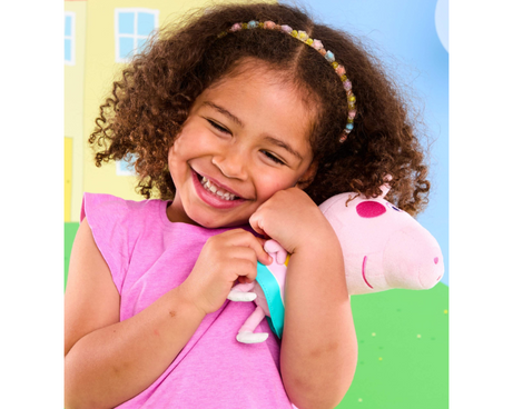 Smiggle - Peppa Pig Removable Toy Nursery School Backpack