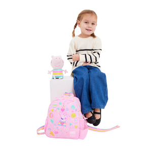 Smiggle - Peppa Pig Detachable Toy Nursery School Backpack