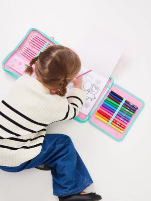Smiggle - Peppa Pig Stationery Set and Pencil Case
