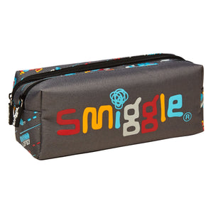 Smiggle - Peppy Double Compartment Classic Pencil Case