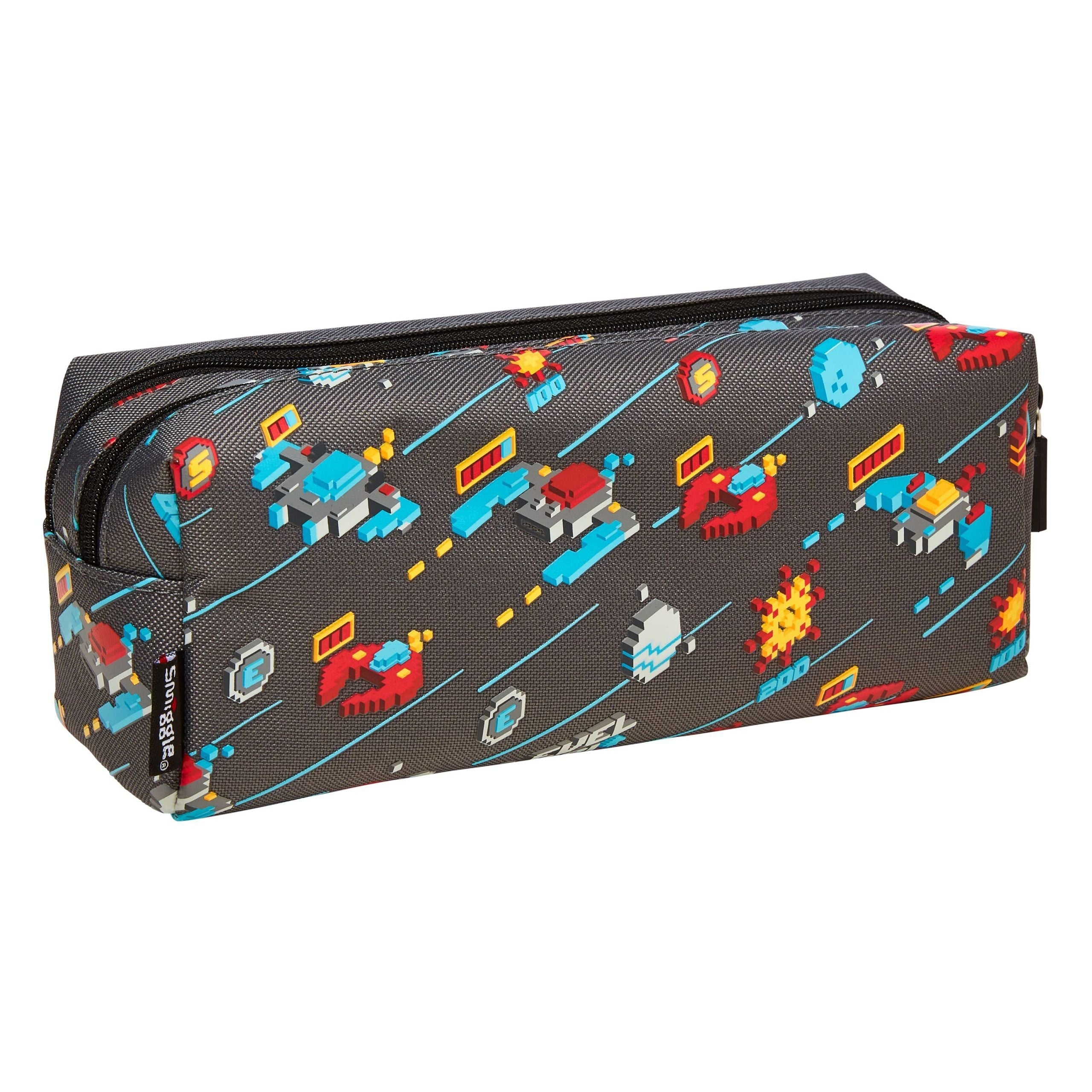 Smiggle - Peppy Double Compartment Classic Pencil Case