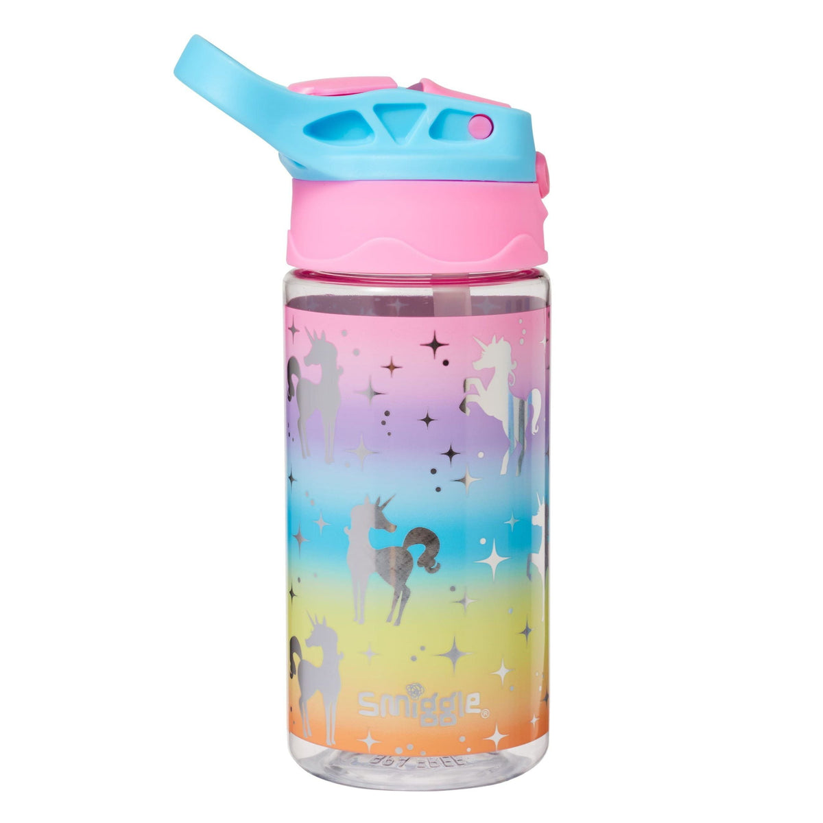 Smiggle - Pop Junior 430ML Concealed Water Bottle with Straw