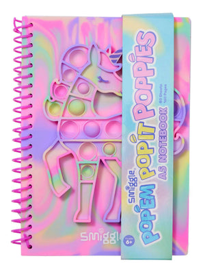 Smiggle - Popem Unicorn Popit A5 Lined Notebook