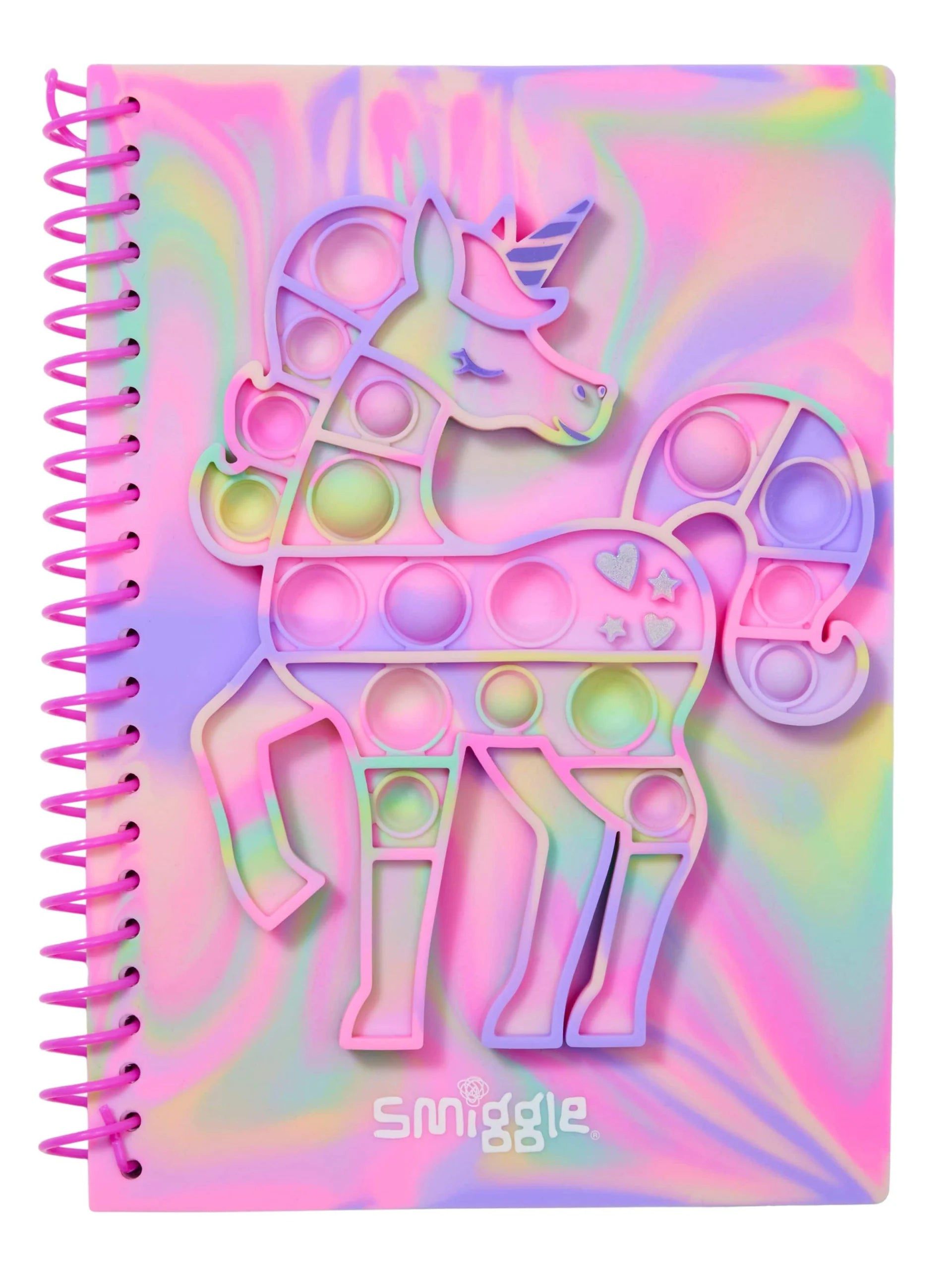 Smiggle - Popem Unicorn Popit A5 Lined Notebook