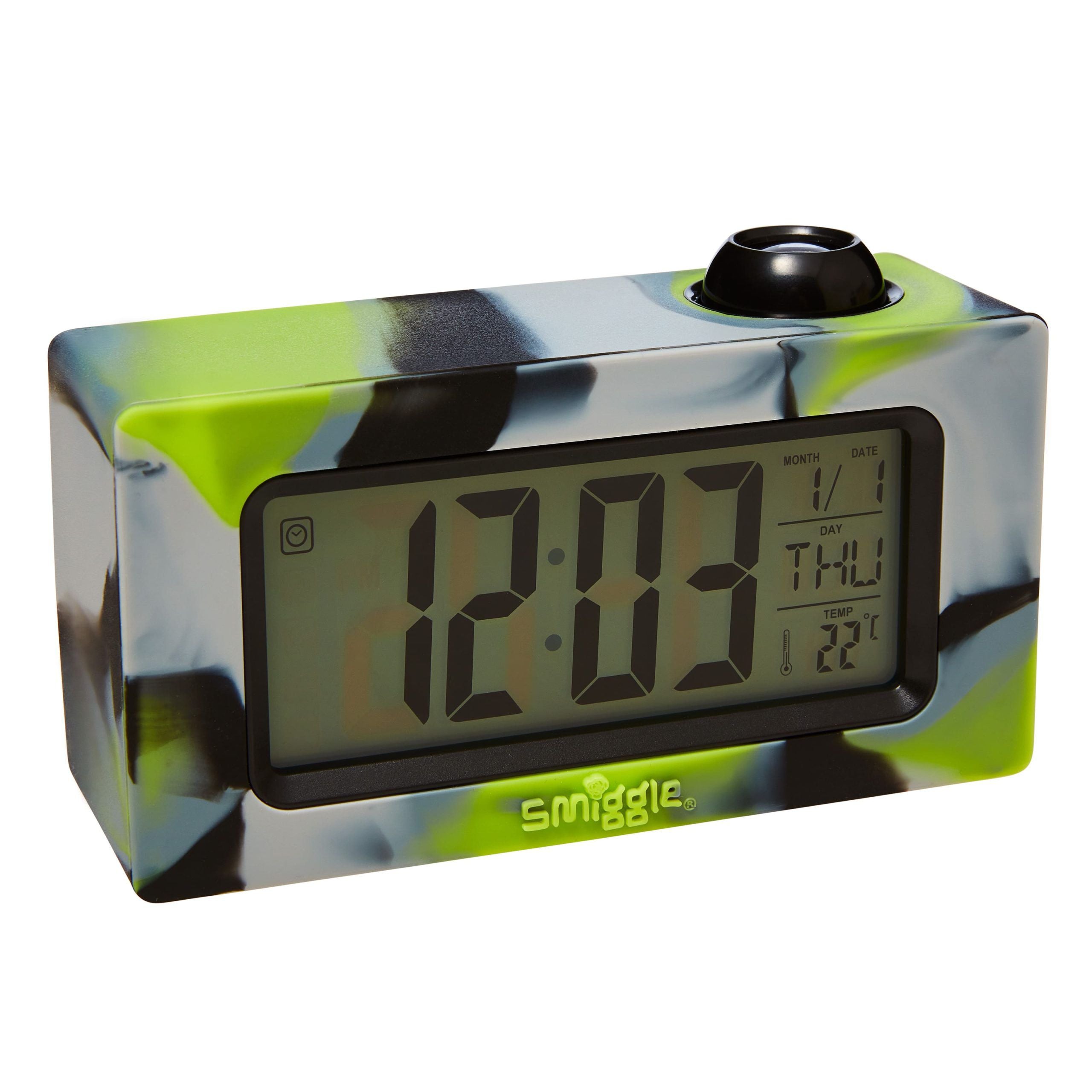 Smiggle - Digital Table Clock with Projector and Alarm