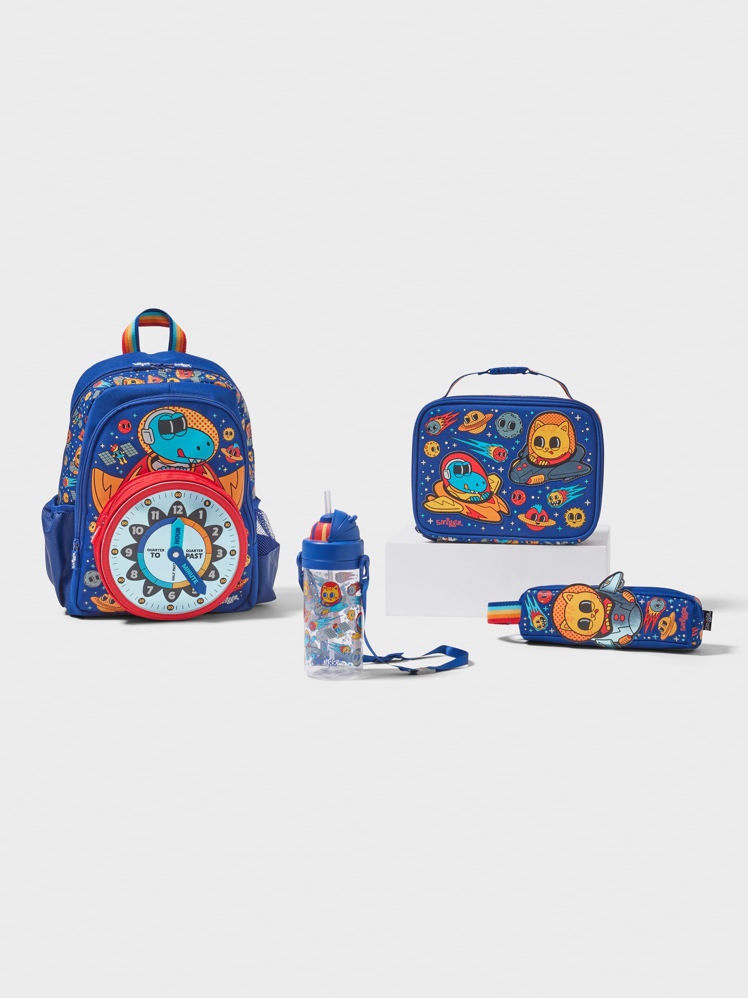 Smiggle - Ready 4-piece Kindergarten and Nursery School Bag Set