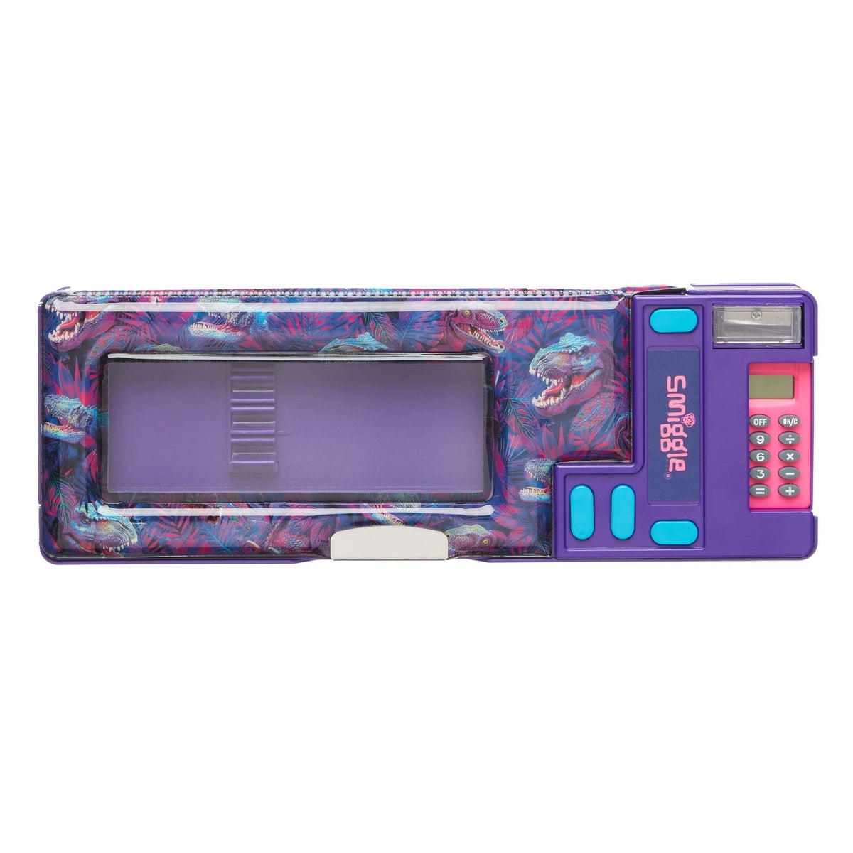 Smiggle - Roarsome Automatic Pencil Case with Calculator